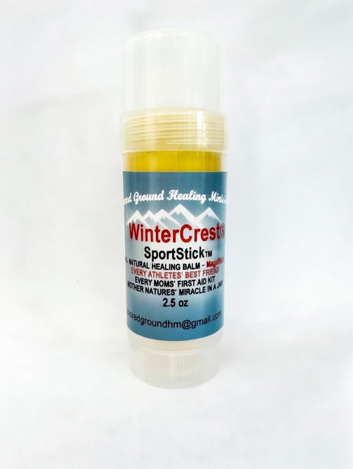 WinterCrest healing balm sports stick 2.5 oz mess free applicator for runners and athletes