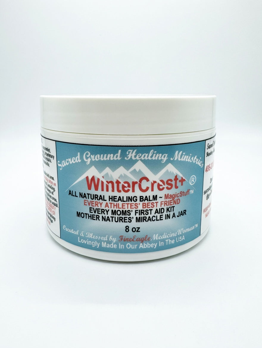 WinterCrest natural healing balm 8 oz jar best value for daily muscle and joint comfort