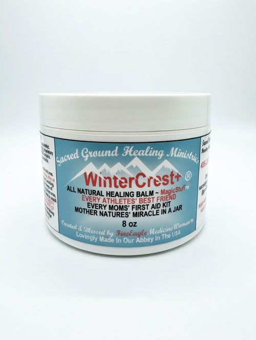 WinterCrest natural healing balm 8 oz jar best value for daily muscle and joint comfort