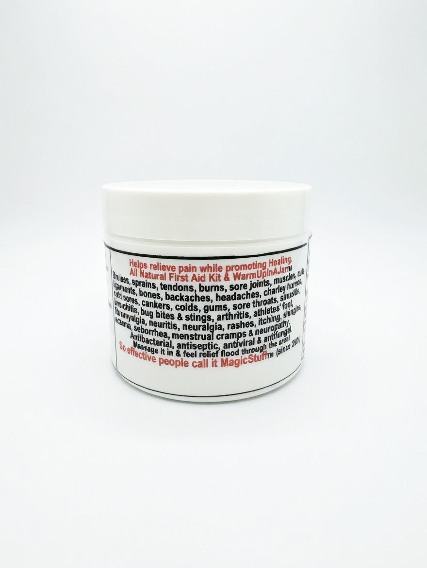 WinterCrest natural healing balm 2 oz jar made with 15 therapeutic grade essential oils 
