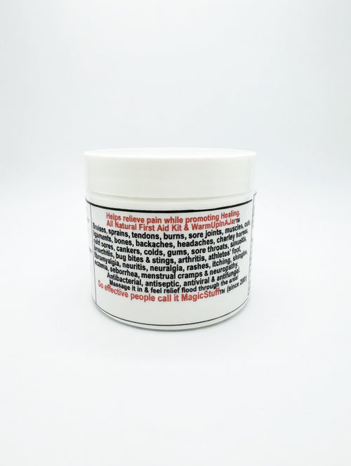 WinterCrest natural healing balm 2 oz jar made with 15 therapeutic grade essential oils 